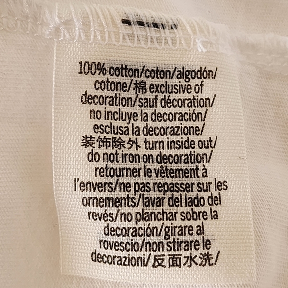 Victoria's secret PINK white and purple shirt 3/4 sleeve Size XS-Medium - Picture 9 of 10